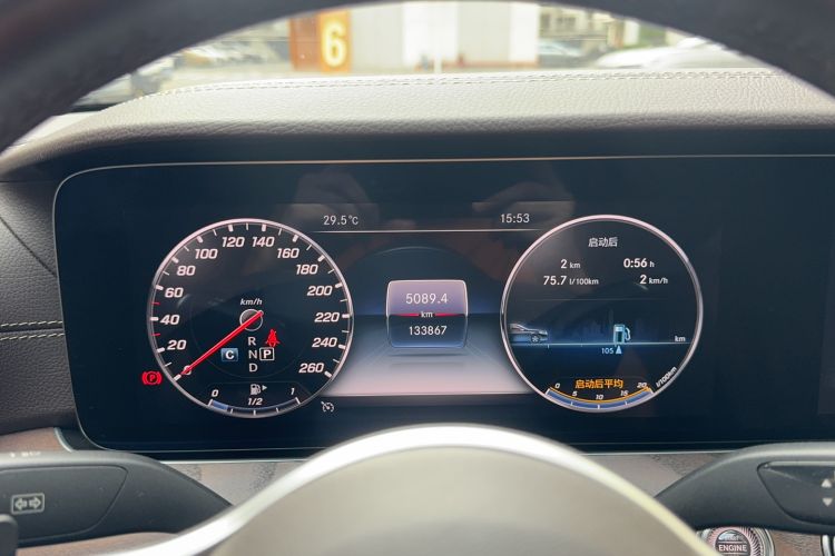 Used Mercedes-Benz E-Class 2020 Restyled E 300 L Exclusive Edition Odometer Close Up