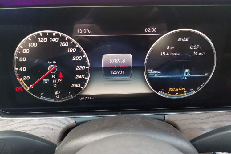 Used Mercedes-Benz E-Class 2020 Restyled E 300 L Exclusive Edition Odometer Close Up