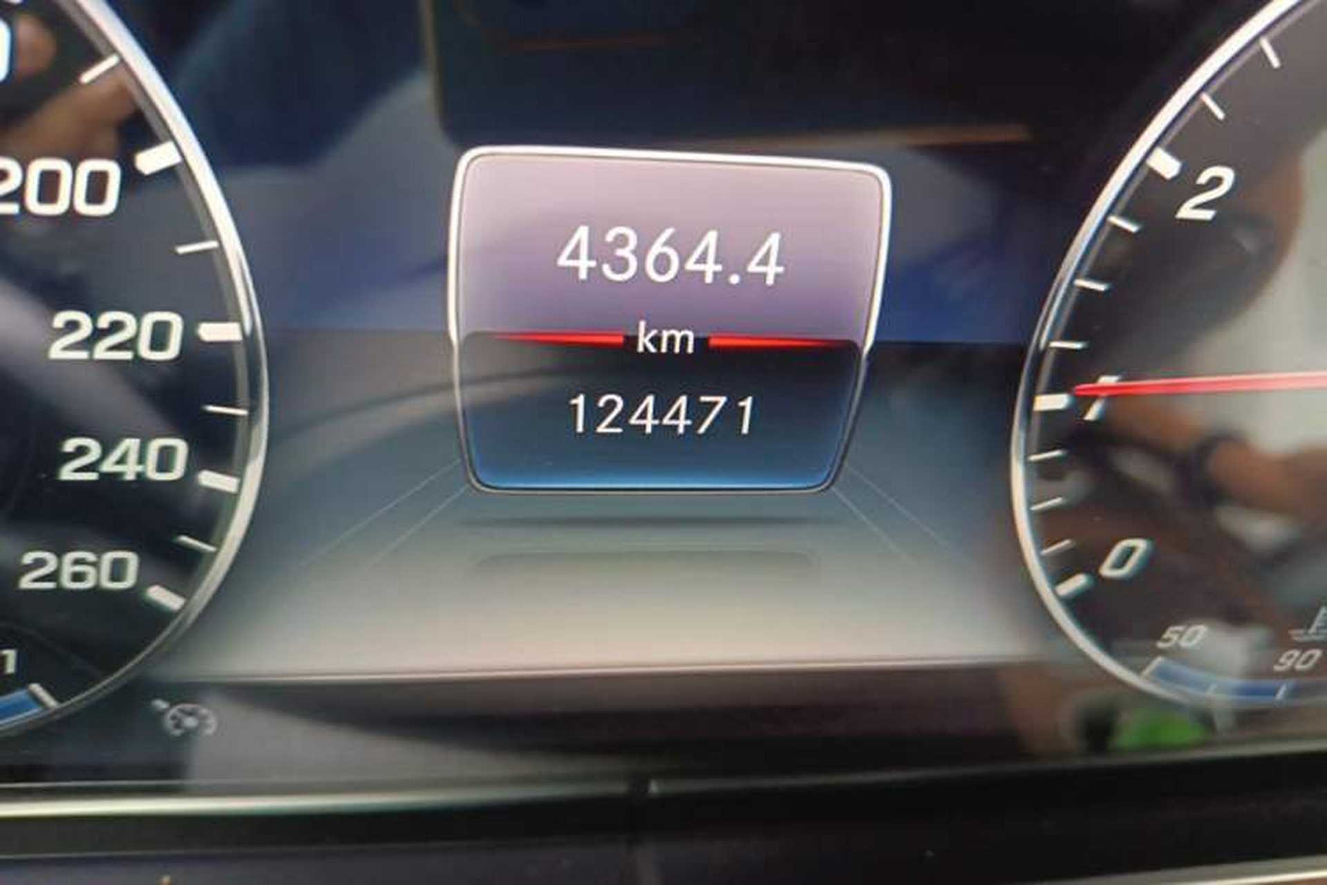 Used Mercedes-Benz E-Class 2020 E 300 L Luxury Model Odometer Close Up
