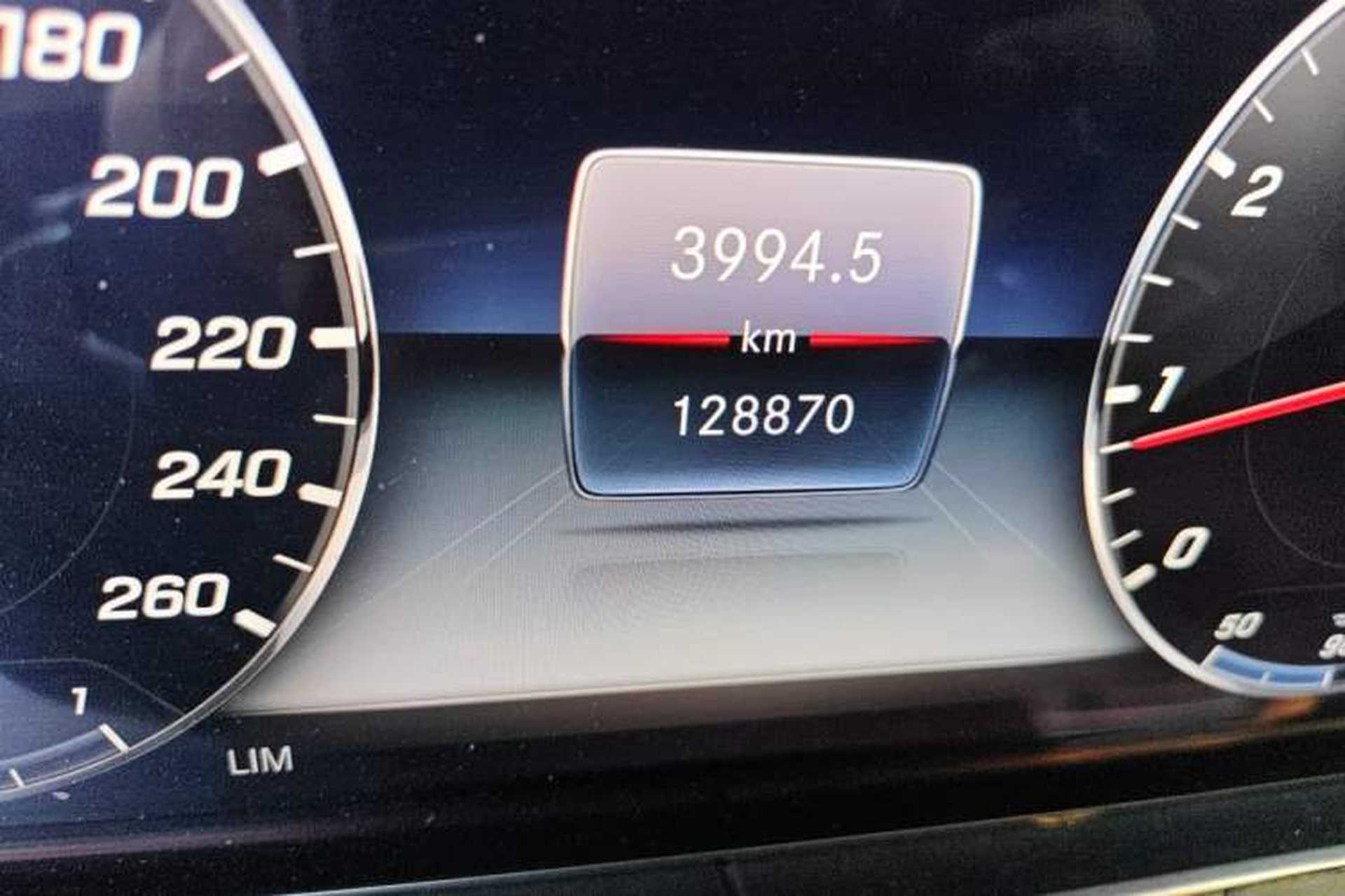 Used Mercedes-Benz E-Class 2020 Restyled E 300 L Sporty and Stylish Edition Odometer Close Up