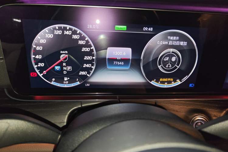 Used Mercedes-Benz E-Class 2020 Facelift E 260 L Sport Edition Odometer Close Up