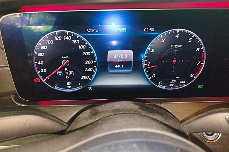Used Mercedes-Benz E-Class 2020 Facelift E 260 L Sport Edition Odometer Close Up