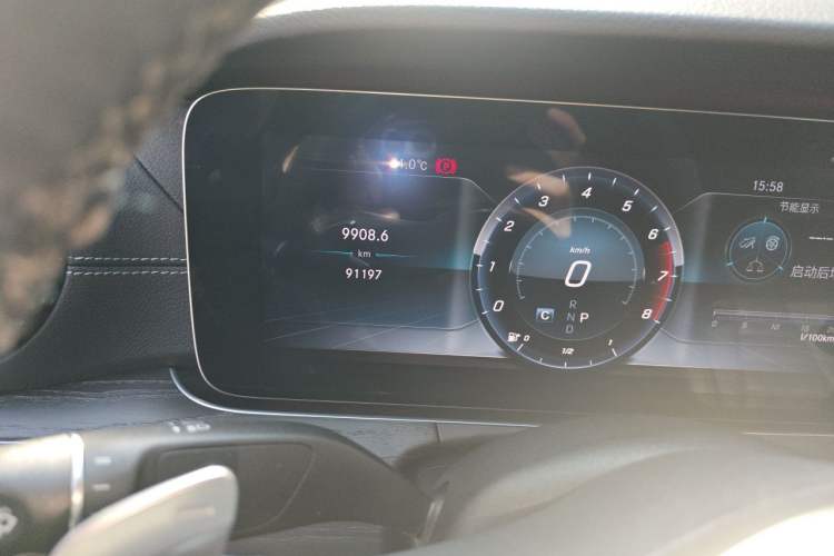 Used Mercedes-Benz E-Class 2020 Restyled E 300 L Sporty and Stylish Edition Odometer Close Up