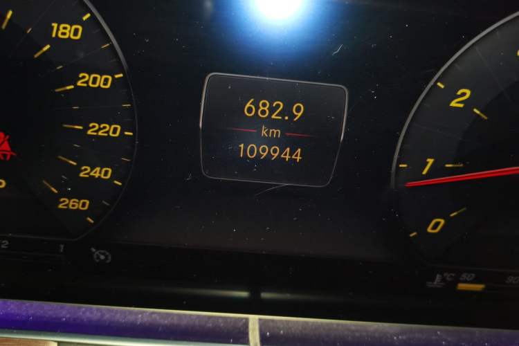Used Mercedes-Benz E-Class 2020 E 300 L Luxury Model Odometer Close Up