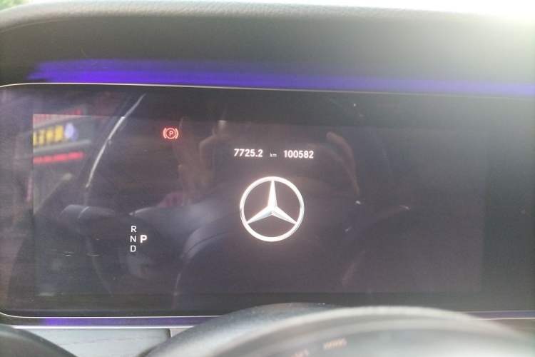 Used Mercedes-Benz E-Class 2020 E 300 L Sporty and Stylish Model Odometer Close Up