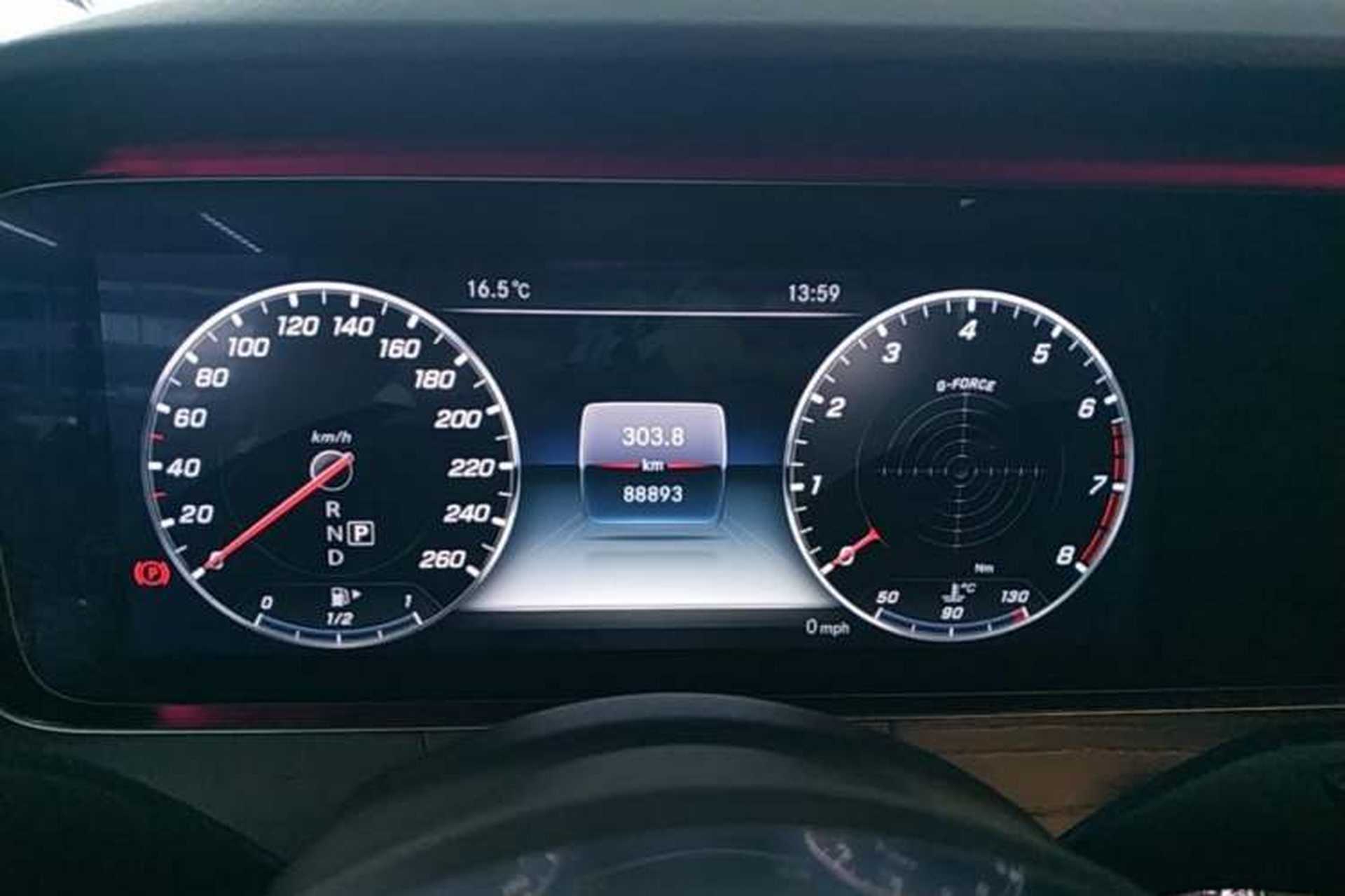 Used Mercedes-Benz E-Class 2020 Restyled E 300 L Sport Exclusive Edition Odometer Close Up