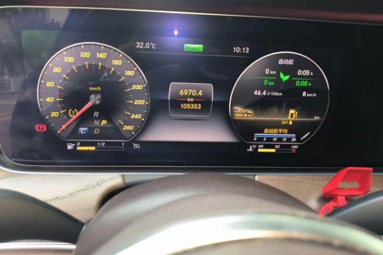 Used Mercedes-Benz E-Class 2020 Facelift E 260 L Odometer Close Up