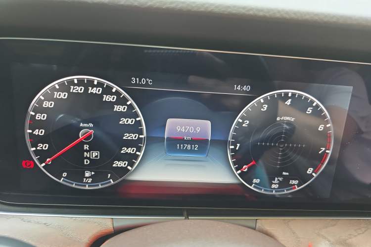 Used Mercedes-Benz E-Class 2020 Facelift E 300 L Stylish Edition Odometer Close Up