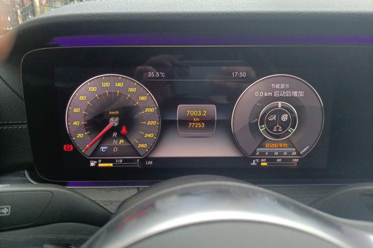 Used Mercedes-Benz E-Class 2020 Restyled E 300 L Sporty and Stylish Edition Odometer Close Up