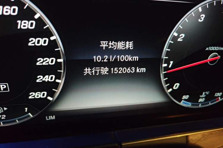Used Mercedes-Benz E-Class 2020 E 300 L Luxury Model Odometer Close Up