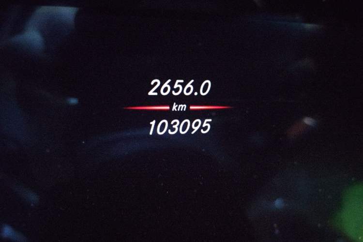 Used Mercedes-Benz E-Class 2020 E 300 L Stylish Model Odometer Close Up