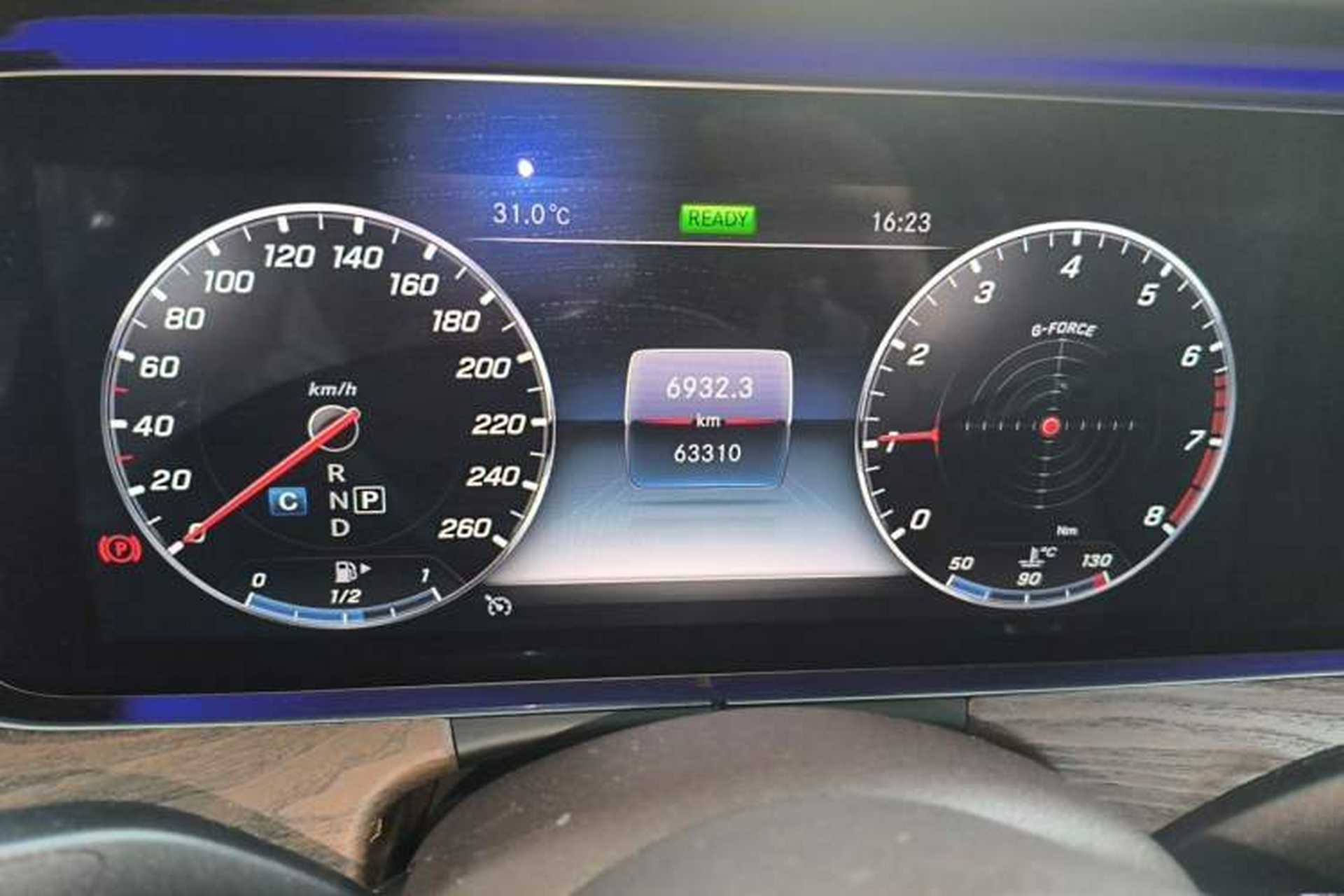 Used Mercedes-Benz E-Class 2020 Facelift E 260 L Odometer Close Up