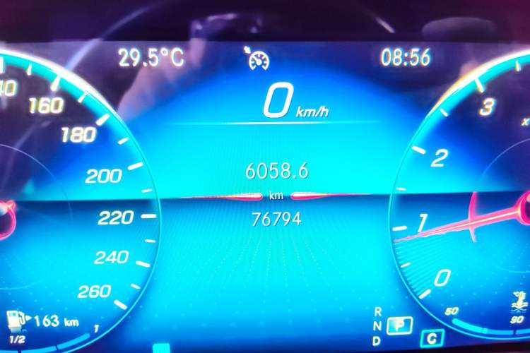 Used Mercedes-Benz E-Class 2020 Restyled E 300 L Sporty and Stylish Edition Odometer Close Up