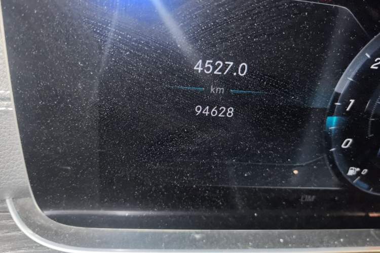 Used Mercedes-Benz E-Class 2020 E 300 L Sporty and Stylish Model Odometer Close Up