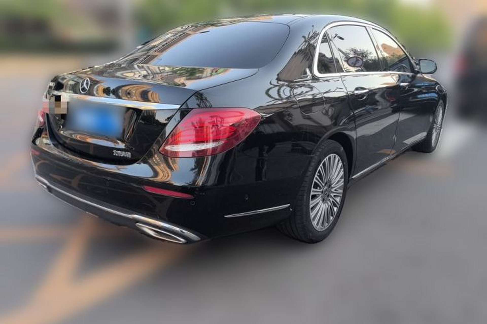 Used Mercedes-Benz E-Class 2020 E 300 L Stylish Model Rear Right 45 Deg
