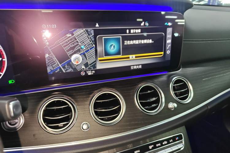 Used Mercedes-Benz E-Class 2020 E 300 L Sporty and Stylish Model Audio And AC Panel