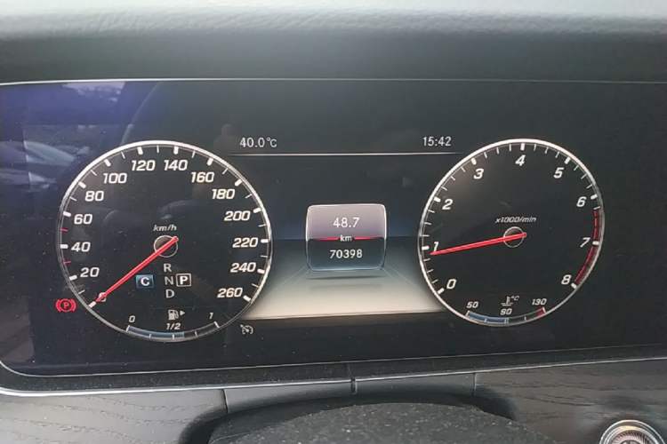 Used Mercedes-Benz E-Class 2020 E 300 L Sporty and Stylish Model Instrument Cluster