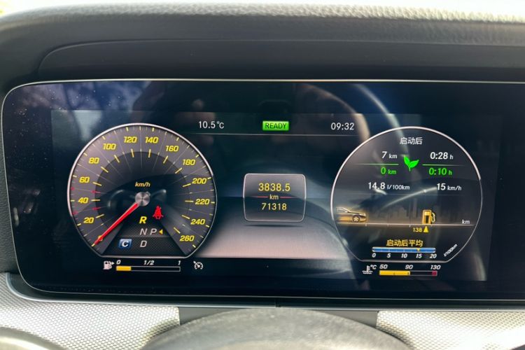 Used Mercedes-Benz E-Class 2020 Facelift E 260 Sport Edition Odometer Close Up