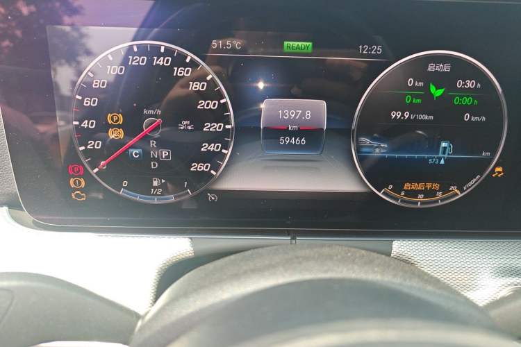 Used Mercedes-Benz E-Class 2020 Facelift E 260 Sport Edition Odometer Close Up