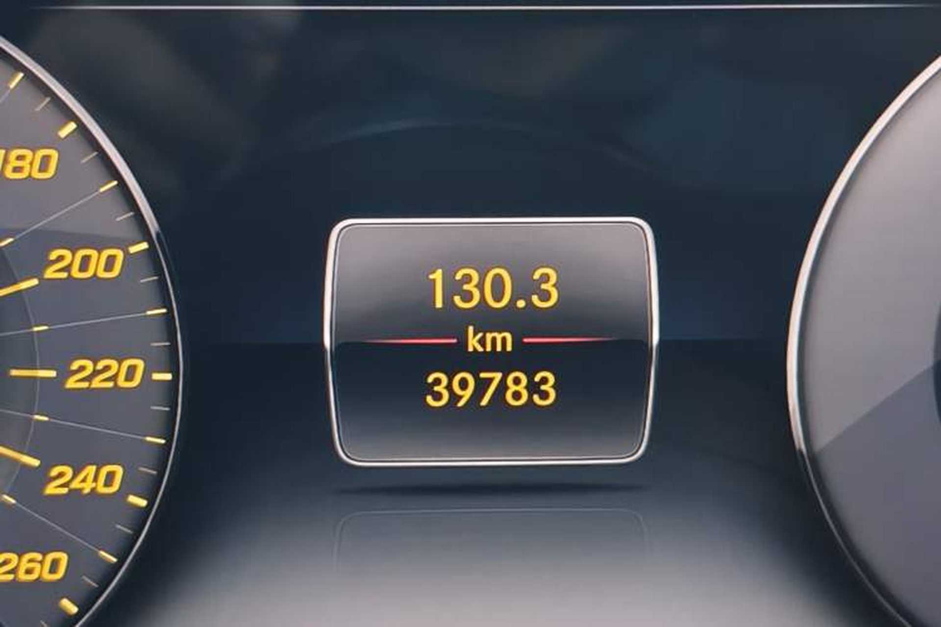 Used Mercedes-Benz E-Class 2020 E 260 Sport Edition Odometer Close Up