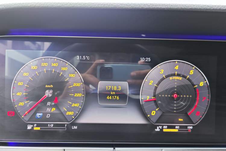 Used Mercedes-Benz E-Class 2020 E 300 L Sport Luxury Edition Odometer Close Up