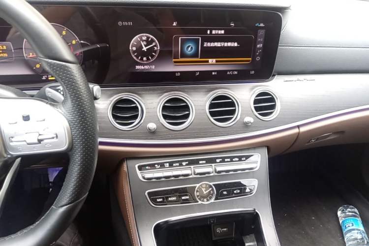 Used Mercedes-Benz E-Class 2020 Restyled E 300 L Sporty and Stylish Edition Audio And AC Panel