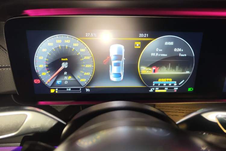 Used Mercedes-Benz E-Class 2020 E 300 L Sporty and Stylish Model Instrument Cluster