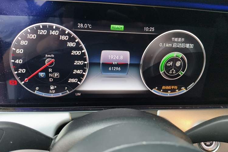 Used Mercedes-Benz E-Class 2020 E 260 Coupe Odometer Close Up