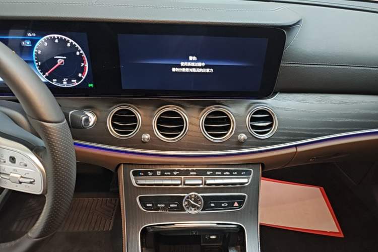 Used Mercedes-Benz E-Class 2020 E 300 L Sporty and Stylish Model Audio And AC Panel