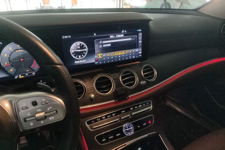 Used Mercedes-Benz E-Class 2020 E 300 L Sporty and Stylish Model Audio And AC Panel