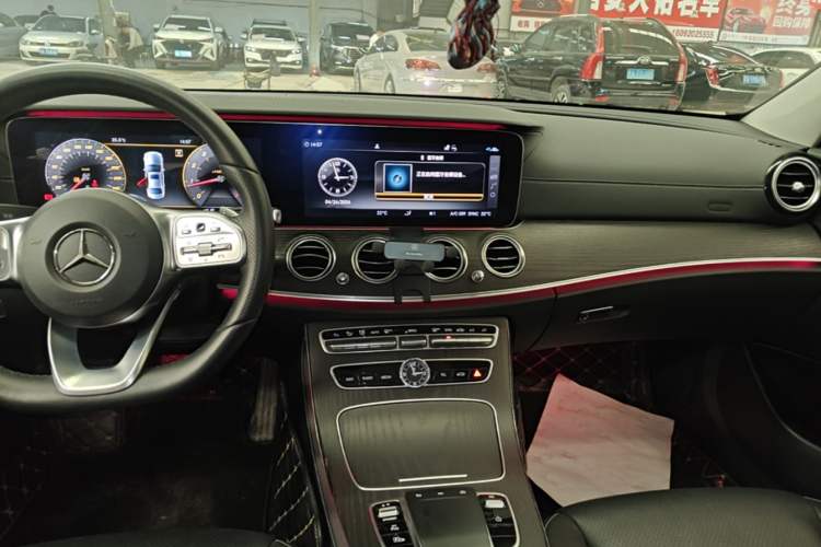 Used Mercedes-Benz E-Class 2020 E 300 L Sporty and Stylish Model Audio And AC Panel