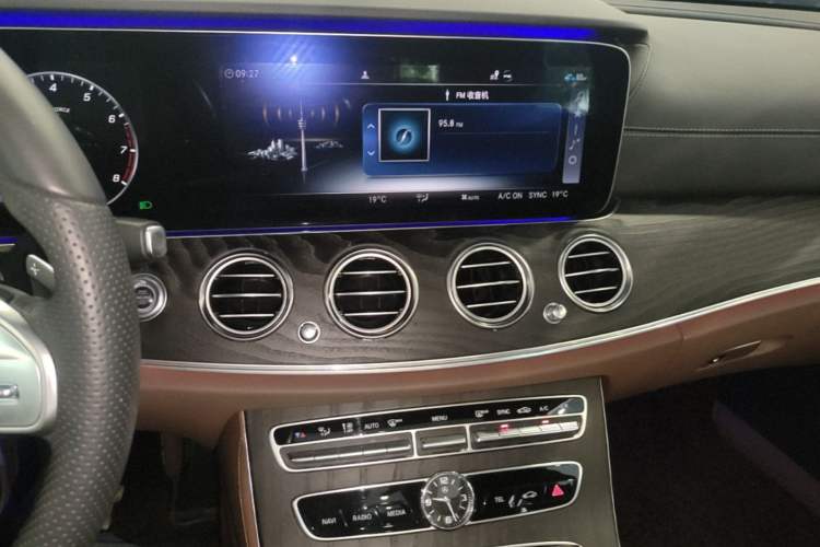 Used Mercedes-Benz E-Class 2020 E 300 L Sporty and Stylish Model Audio And AC Panel