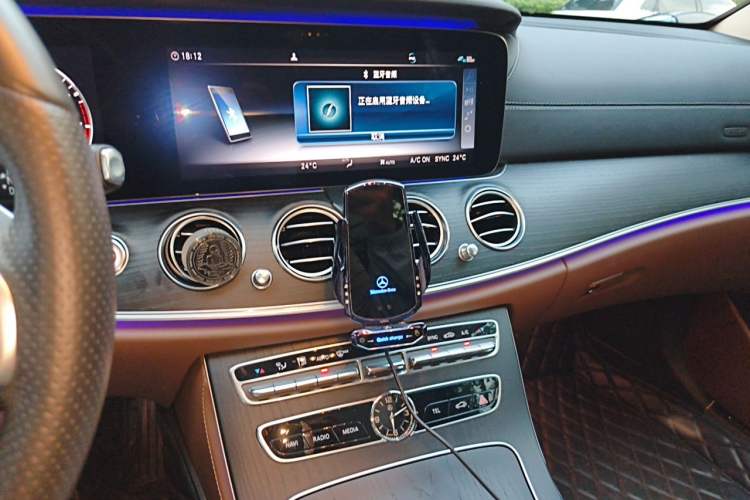 Used Mercedes-Benz E-Class 2020 E 300 L Sporty and Stylish Model Audio And AC Panel