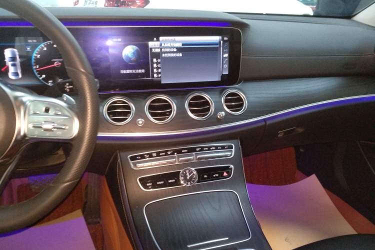 Used Mercedes-Benz E-Class 2020 E 300 L Sporty and Stylish Model Audio And AC Panel