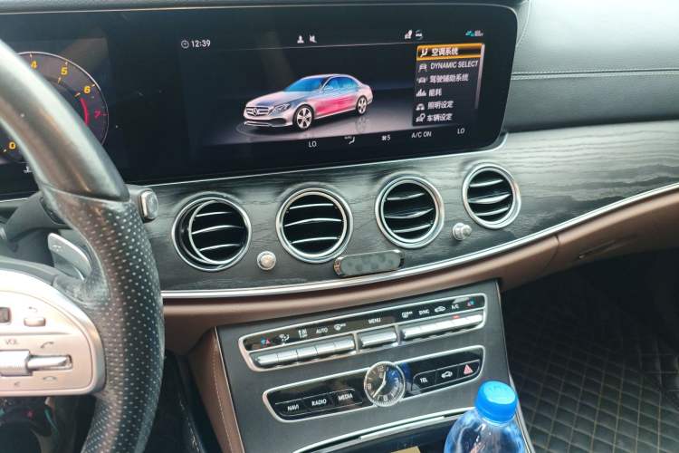 Used Mercedes-Benz E-Class 2020 E 300 L Sporty and Stylish Model Audio And AC Panel
