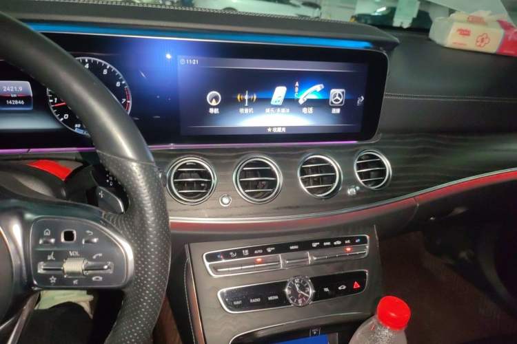 Used Mercedes-Benz E-Class 2020 E 300 L Sporty and Stylish Model Audio And AC Panel