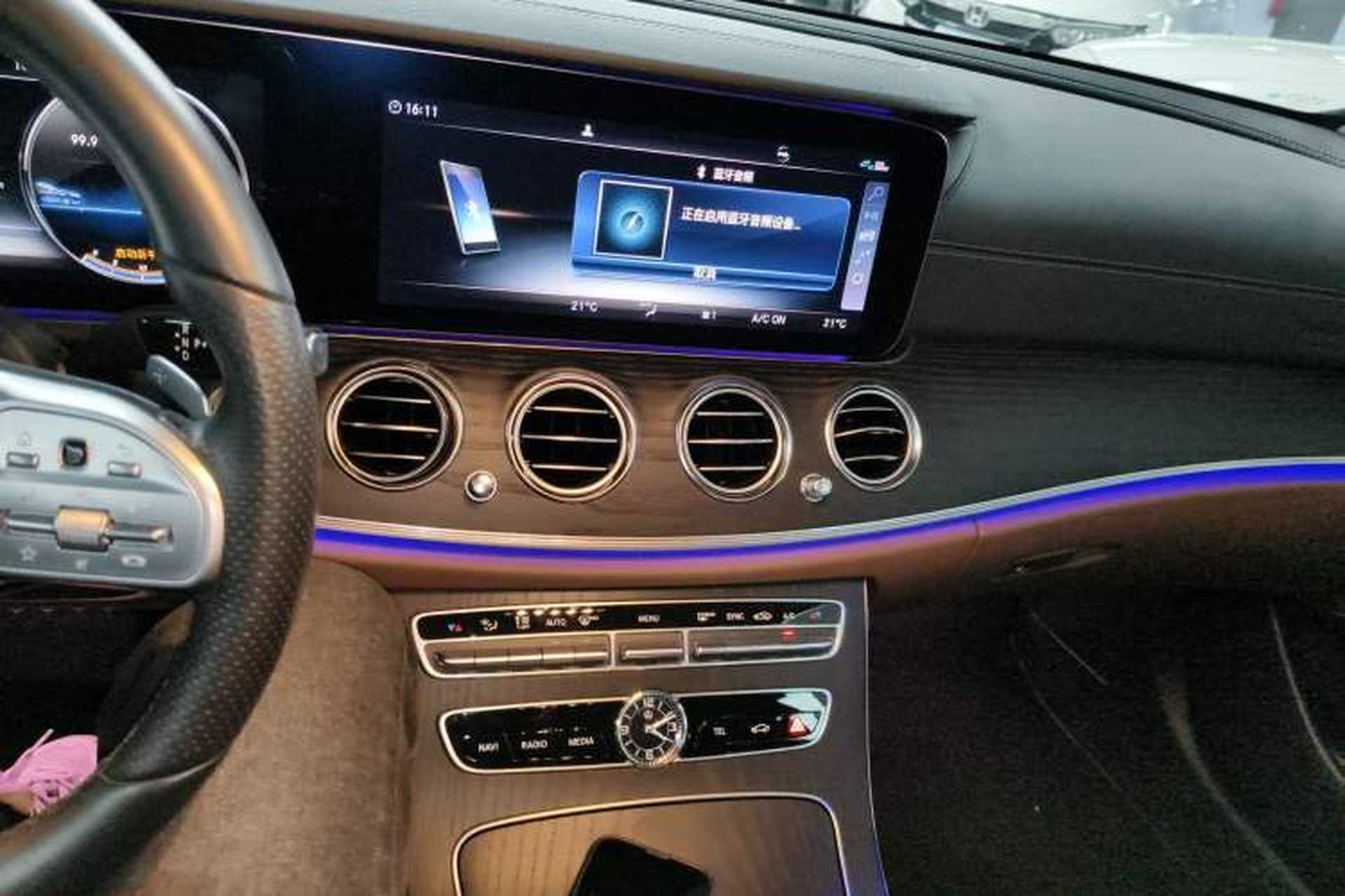 Used Mercedes-Benz E-Class 2020 E 300 L Sport Luxury Edition Audio And AC Panel