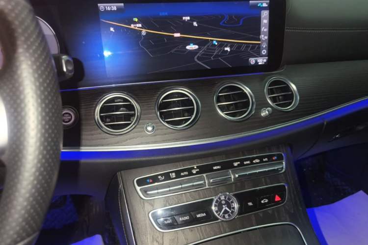 Used Mercedes-Benz E-Class 2020 E 300 L Sporty and Stylish Model Audio And AC Panel