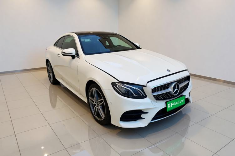 Used Mercedes-Benz E-Class 2020 E 260 4MATIC Coupe Front Right 45 Deg