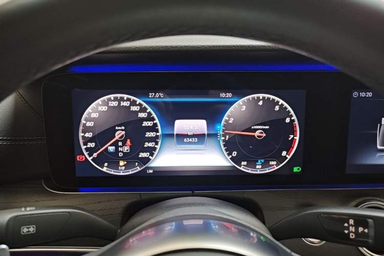 Used Mercedes-Benz E-Class 2020 E 300 L Sporty and Stylish Model Instrument Cluster