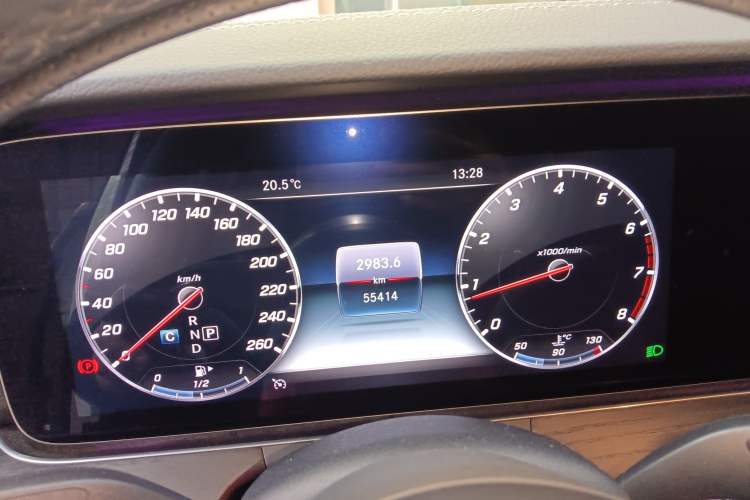 Used Mercedes-Benz E-Class 2020 E 300 L Sporty and Stylish Model Instrument Cluster
