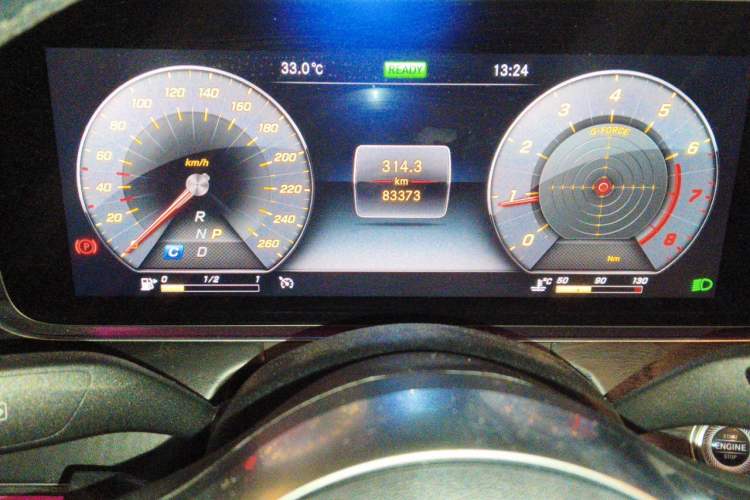 Used Mercedes-Benz E-Class 2020 E 260 Sport Edition Odometer Close Up