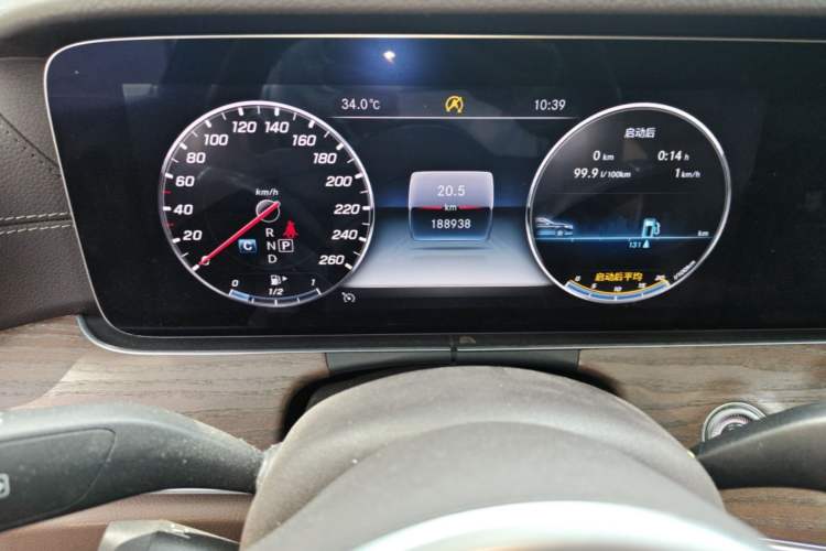 Used Mercedes-Benz E-Class 2020 Restyled E 300 L Exclusive Edition Odometer Close Up
