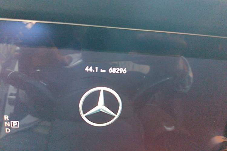 Used Mercedes-Benz E-Class 2020 E 300 L Sporty and Stylish Model Odometer Close Up