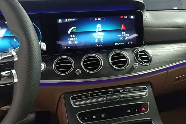 Used Mercedes-Benz E-Class 2021 E 300 L Sporty and Stylish Model Audio And AC Panel