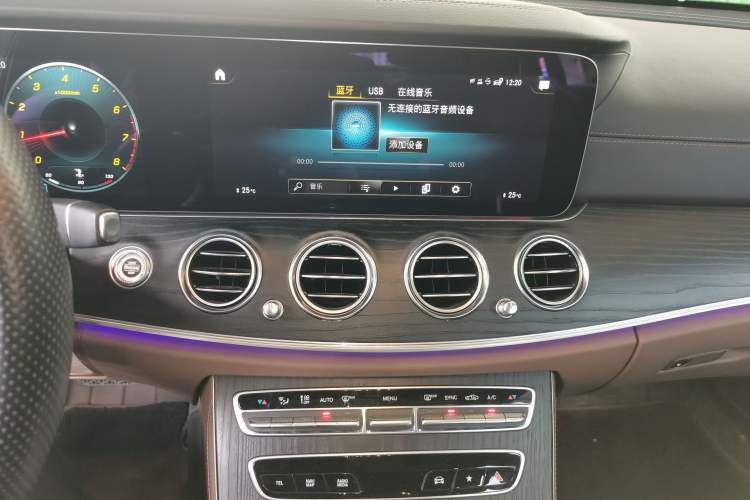 Used Mercedes-Benz E-Class 2021 Restyled E 300 L Sporty and Stylish Edition Audio And AC Panel