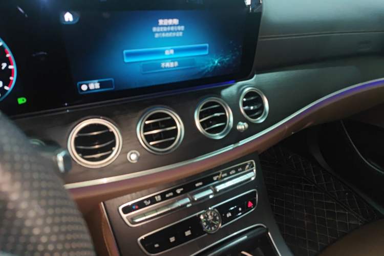 Used Mercedes-Benz E-Class 2021 E 300 L Sporty and Stylish Model Audio And AC Panel