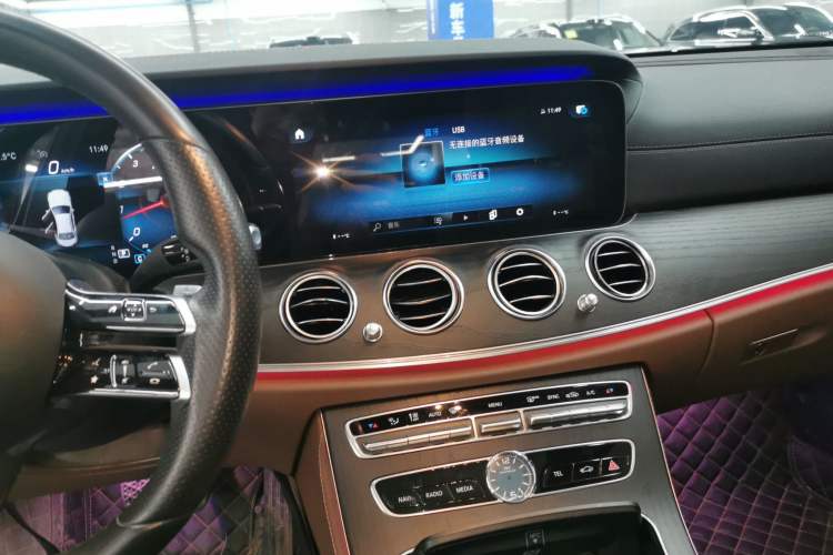 Used Mercedes-Benz E-Class 2021 E 300 L Sport Luxury Edition Audio And AC Panel