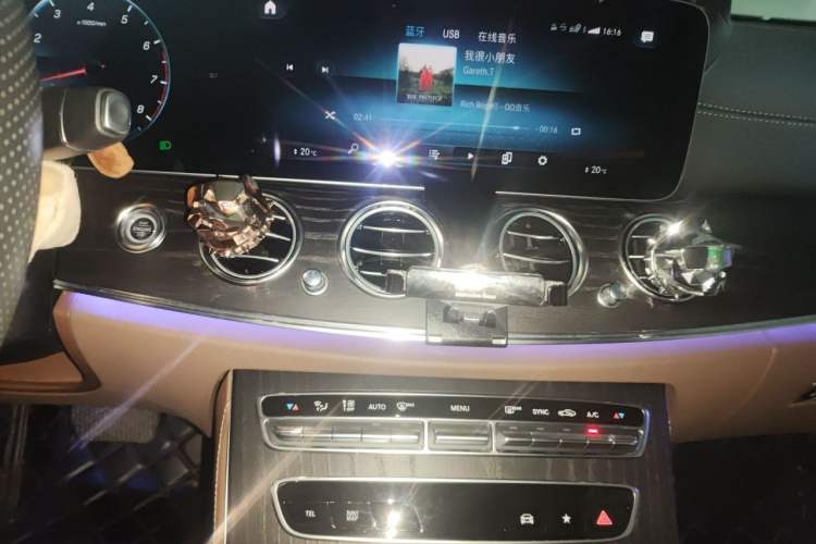 Used Mercedes-Benz E-Class 2021 E 260 L Sport Edition Audio And AC Panel