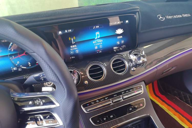 Used Mercedes-Benz E-Class 2021 Restyled E 300 L Sporty and Stylish Edition Audio And AC Panel